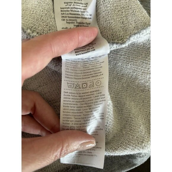 Noisy May Women's Small Sweatshirt Dress 90s Grunge Goth Vibes Urban Feel - Picture 10 of 10